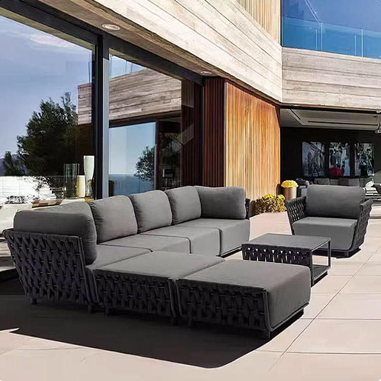 Outdoor Furniture Hotel - # Luxury Rattan Aluminum Outdoor Garden