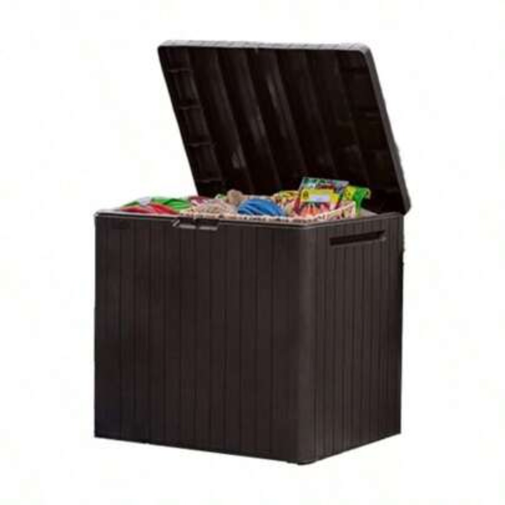 Outdoor Furniture For Pool - 30 Gallon Resin Outdoor Storage Box