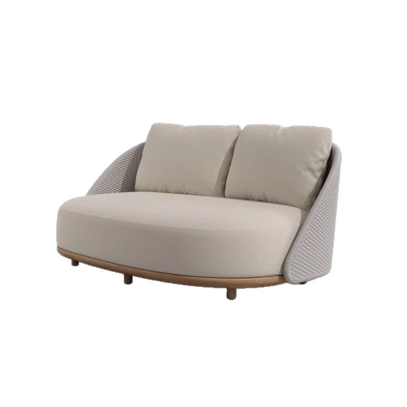 Nordic outdoor teak sofa villa - Outdoor Furniture Hotel ulasan dan harga