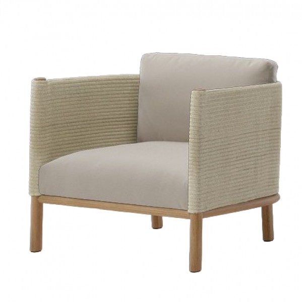 Teak Wood Frame Rope Weaving Q - Outdoor Furniture Hotel ulasan dan harga