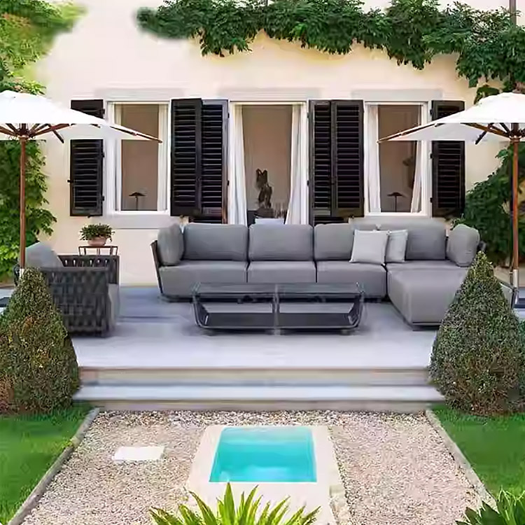 # Luxury Rattan Aluminum Outdo - Outdoor Furniture Hotel ulasan dan harga