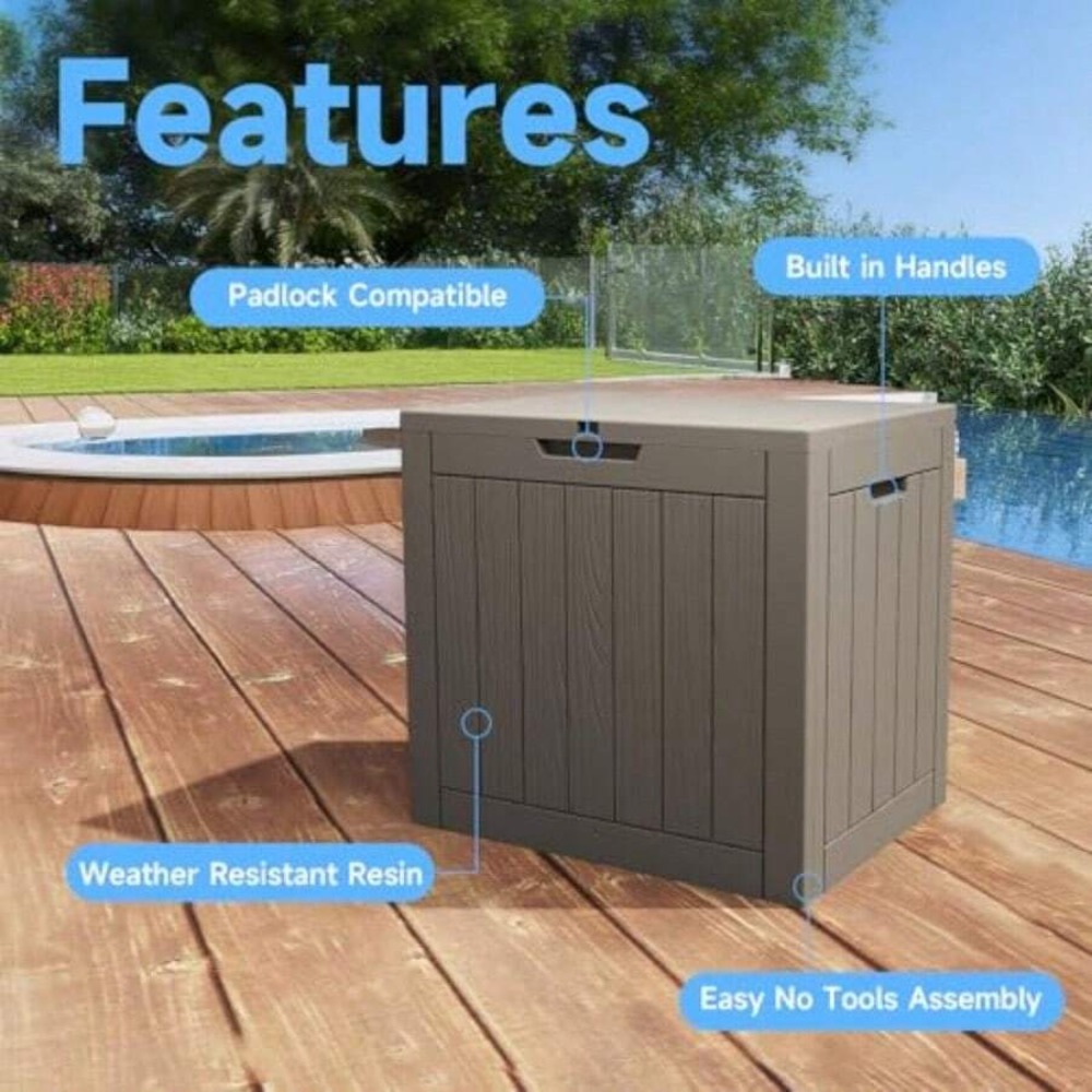 45 Gallon Deck Box Outdoor Sto - Outdoor Furniture For Pool ulasan dan harga