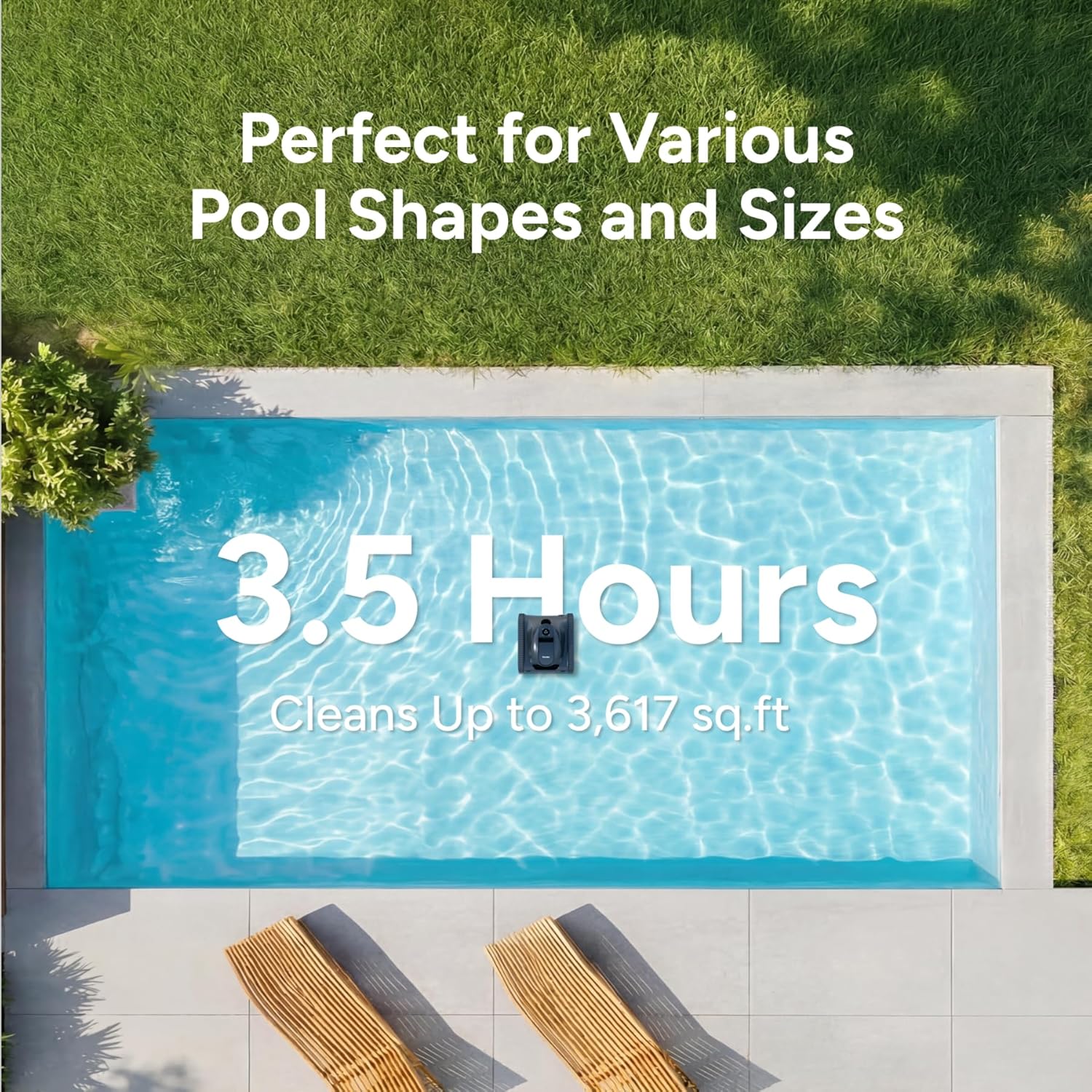Robotic Pool Cleaner KN Series - Outdoor Furniture For Pool ulasan dan harga