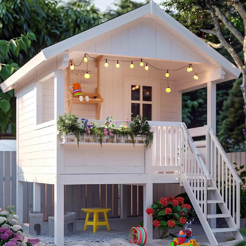Kindergarten Playhouse Outdoor - Outdoor Furniture Wood ulasan dan harga