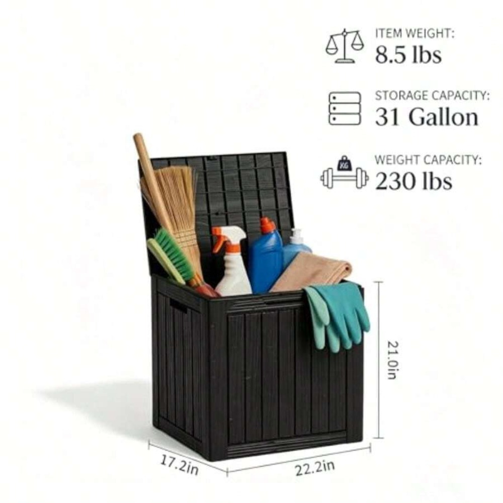 Waterproof Resin Outdoor Stora - Outdoor Furniture For Pool ulasan dan harga