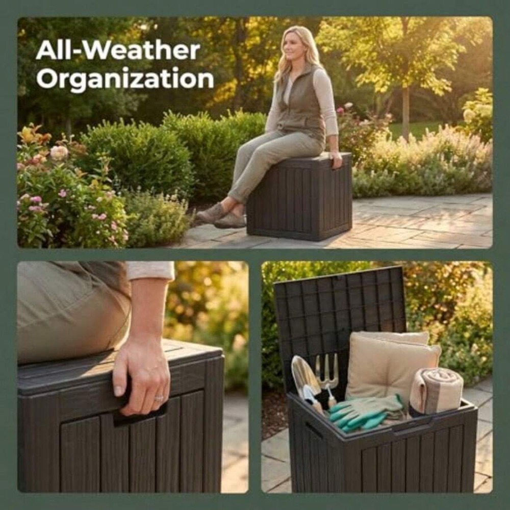 Waterproof Resin Outdoor Stora - Outdoor Furniture For Pool ulasan dan harga