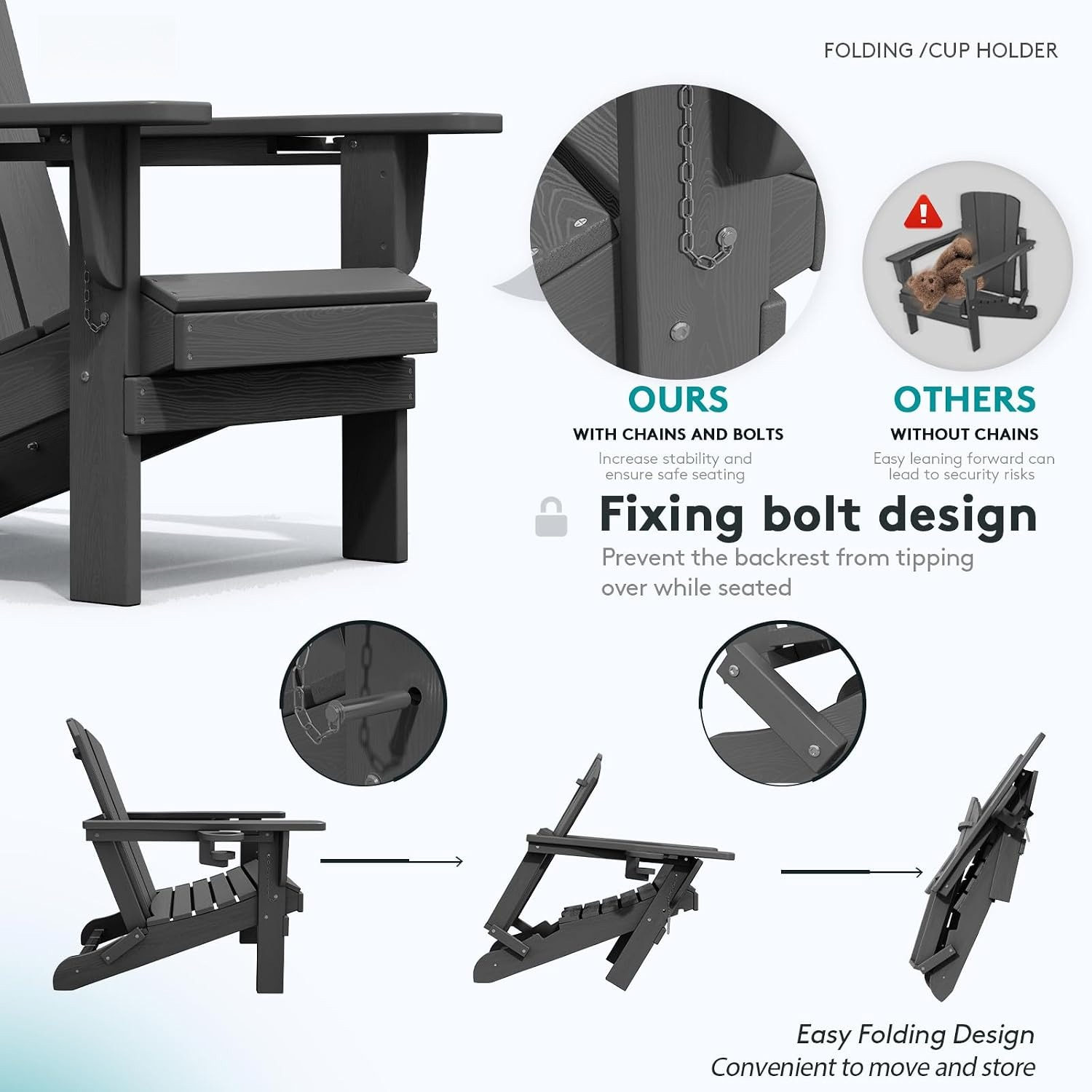 Outdoor Folding Chairs Set Of  - Deck Chair Lounger ulasan dan harga