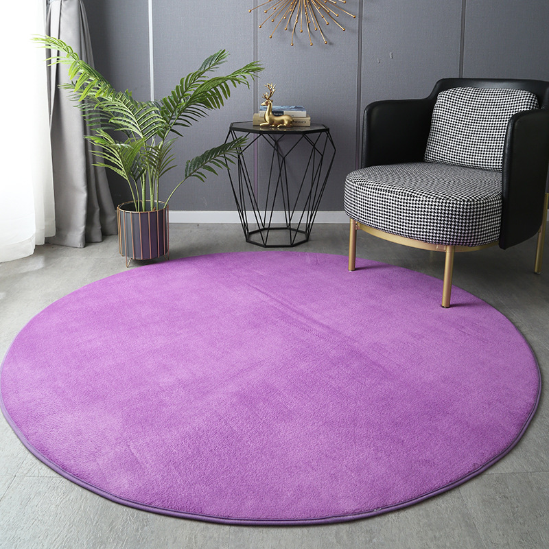 Round Thickened Coral Velvet C - Outdoor Daybed Furniture ulasan dan harga