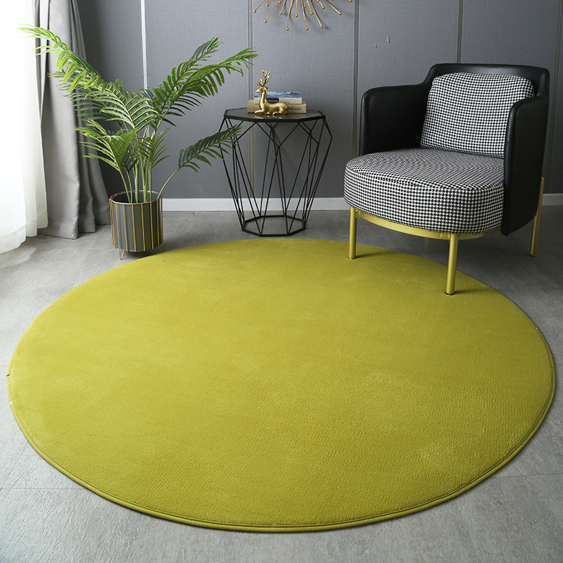 Round Thickened Coral Velvet C - Outdoor Daybed Furniture ulasan dan harga