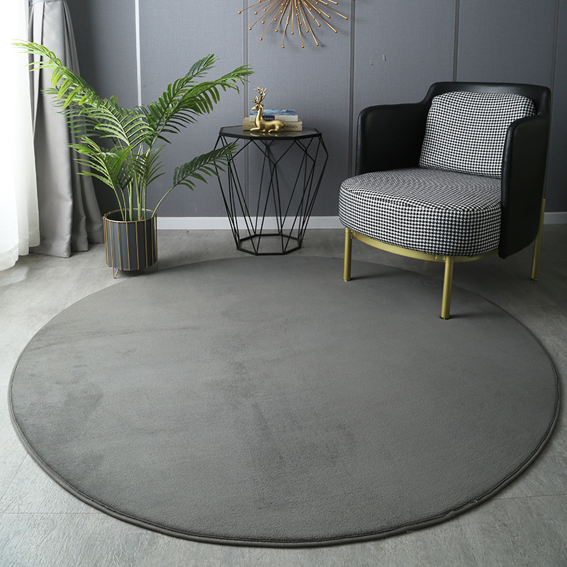 Round Thickened Coral Velvet C - Outdoor Daybed Furniture ulasan dan harga