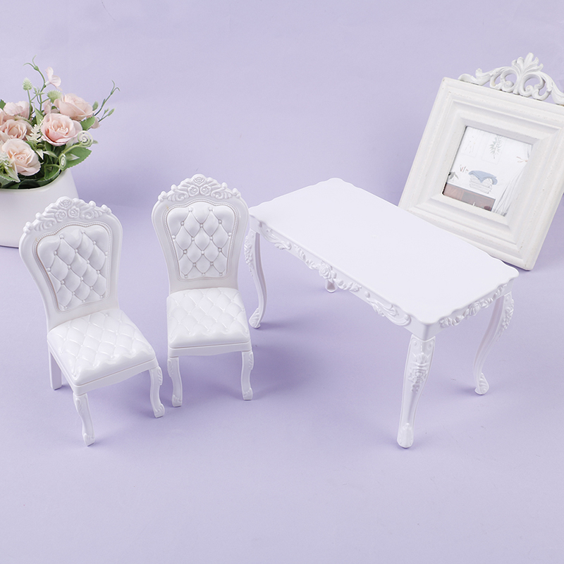 Dollhouse 1:6 Kitchen Furnitur - Outdoor Furniture Wood ulasan dan harga