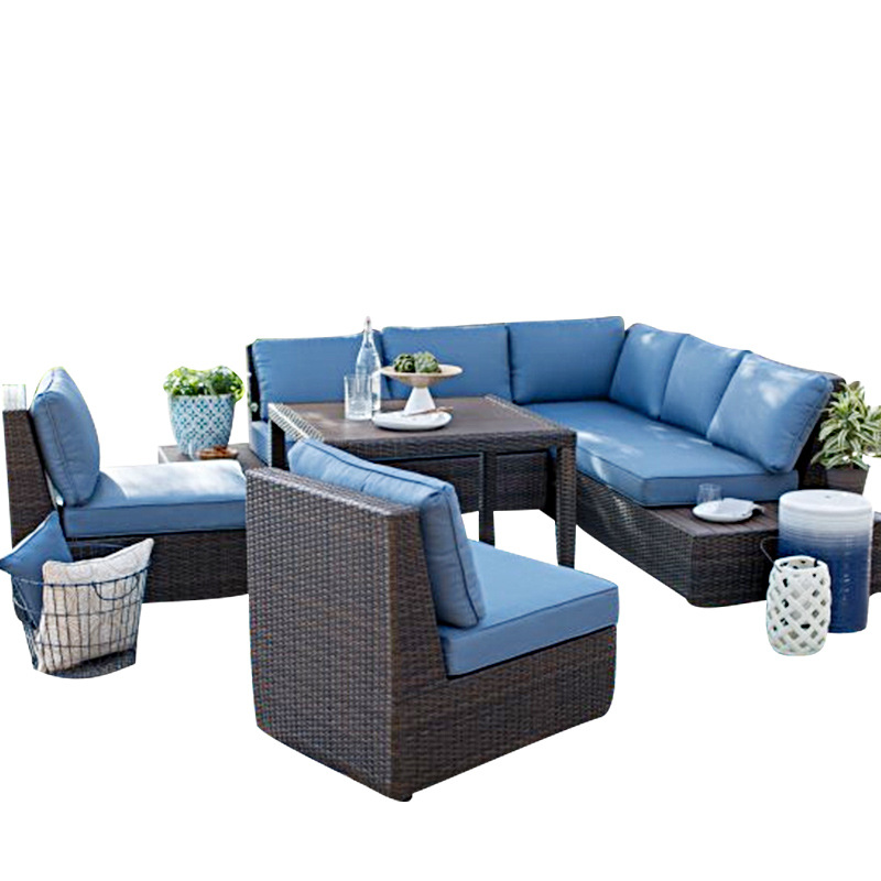 Outdoor Sofa Courtyard Rattan  - Outdoor Furniture Hotel ulasan dan harga