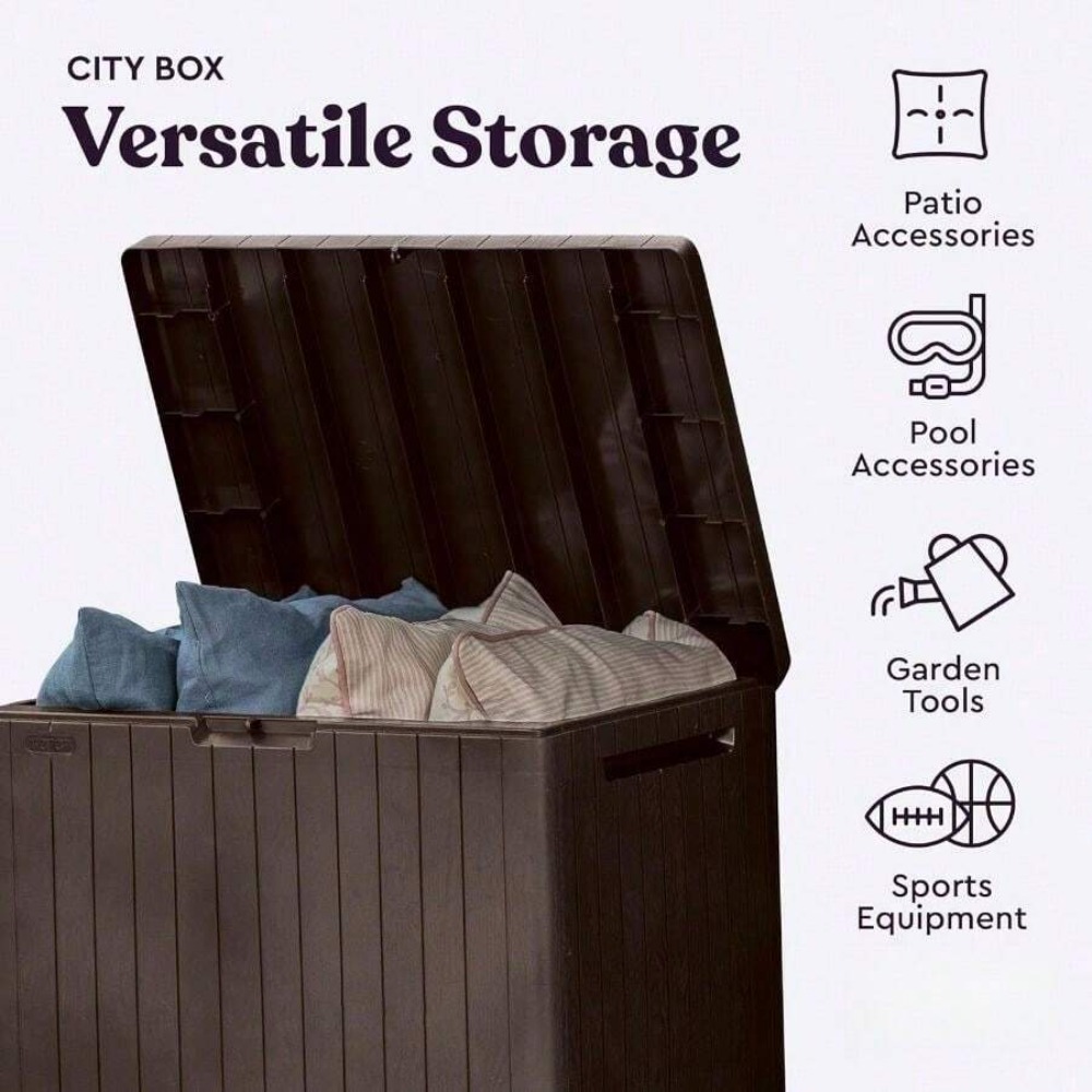 30 Gallon Resin Outdoor Storag - Outdoor Furniture For Pool ulasan dan harga