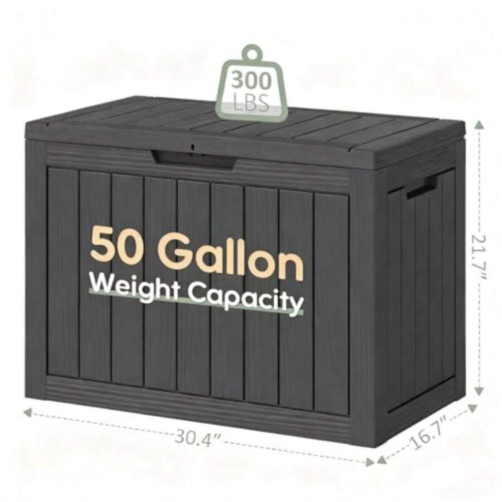 50 Gallon Outdoor Storage Box  - Outdoor Furniture For Pool ulasan dan harga